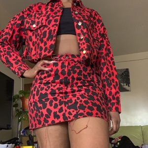Topshop Denim skirt